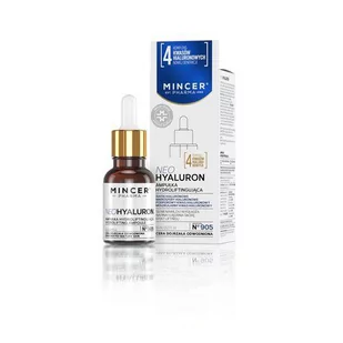 Mincer Pharma NEOHYALURON N° 905 AMPUŁKA HYDROLIFTINGUJĄCA 15 ml 7069584 - Serum do twarzy - miniaturka - grafika 2