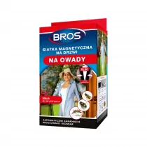 Bros Siatka na drzwi magnetyczna biała - Moskitiery - miniaturka - grafika 1