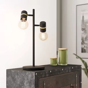 Lampa stołowa Lurone, czarna, 2-pkt. - Lampy stojące - miniaturka - grafika 1