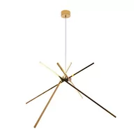Lampy sufitowe - Maxlight Lampa wisząca spider złota P0457 - miniaturka - grafika 1