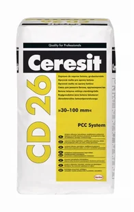 Zaprawa naprawcza Ceresit CD 26 30-100 mm 25 kg - Zaprawy budowlane - miniaturka - grafika 1