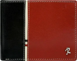 Rovicky Poziomy portfel męski dwukolorowy, skóra naturalna HQ Rovicky - Portfele - miniaturka - grafika 1