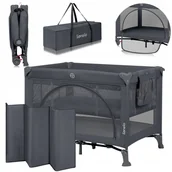 Łóżeczka i kojce - Łóżeczko turystyczne 2w1 kojec składane 102x74 cm + torba Lionelo Laura - miniaturka - grafika 1