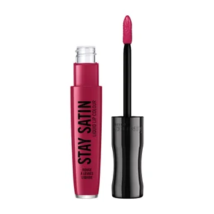 Rimmel London London Stay Satin pomadka 5,5 ml dla kobiet 800 Rad - Szminki - miniaturka - grafika 3