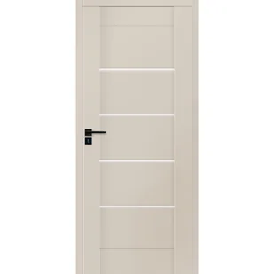 Drzwi wewnętrzne bezprzylgowe pokojowe Vinci Kaszmir/Cashmere 80 prawe Voster - Drzwi wewnętrzne - miniaturka - grafika 1