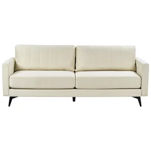 Sofa 3-osobowa jasnobeżowa MALA - Sofy i kanapy - miniaturka - grafika 1