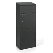 Skrzynki na listy - Rottner Parcel Keeper 1000 T05781 stojąca skrzynka na listy/paczki, czarna - miniaturka - grafika 1