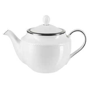 Dzbanek do herbaty porcelanowy platynowa linia 1,3 litra FLORIAN - Dzbanki i imbryki - miniaturka - grafika 1
