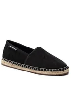 Espadryle męskie - KARL LAGERFELD Espadryle KL70109 Czarny - miniaturka - grafika 1