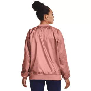Bluza damska Under Armour Recover Woven Shine Crew - Bluzy sportowe damskie - miniaturka - grafika 2