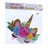 Urodziny dziecka - BANER JEDNOROŻEC GIRLANDA NA URODZINY - miniaturka - grafika 1