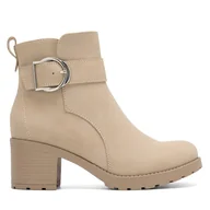 Botki damskie - Botki Clara Barson WS2902-06 Beżowy - miniaturka - grafika 1