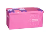 Pojemniki na zabawki - PROMO Pojemnik duży różowy MFK-061-2-05 040436 - miniaturka - grafika 1