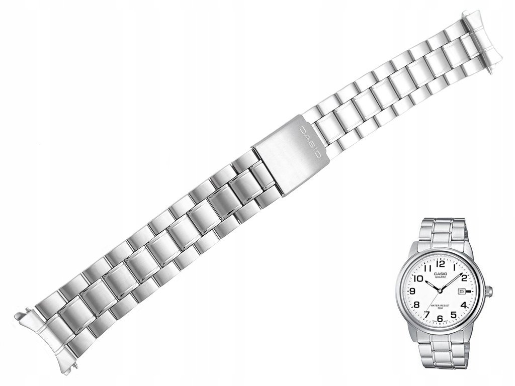 Bransoleta Casio MTP-1221 MTP-1221D maskownice teleskopy oryginał