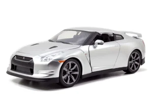 JADA FAST AND FURIOUS BRIAN'S NISSAN GT-R R35 SREBRNY 1:24 3082 - Samochody i pojazdy dla dzieci - miniaturka - grafika 1