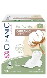 Cleanic Naturals Organic Cotton Day - Podpaski higieniczne 10szt - Podpaski - miniaturka - grafika 1