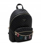 Plecaki - Plecak damski pikowany GUESS BRIDIE BACKPACK - miniaturka - grafika 1