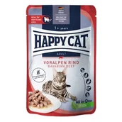 Mokra karma dla kotów - HAPPY CAT Culinary mokra karma dla kota dorosłego, wołowina z przedgórza, mięso w sosie 20x85 g - miniaturka - grafika 1