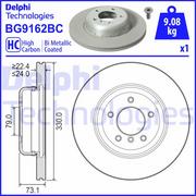 Tarcze hamulcowe - Tarcza hamulcowa DELPHI BG9162BC - miniaturka - grafika 1