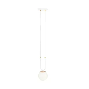 Emibig GLAM 1 WHITE/OPAL 1115/1 lampa wisząca szklane klosze GLAMOUR 1115/1 - Lampy sufitowe - miniaturka - grafika 2