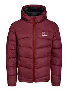 JACK & JONES Męska kurtka pikowana Jjglobus Light Puffer, rododendron., XL - Kurtki męskie - miniaturka - grafika 1