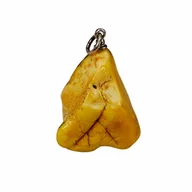 Wisiorki - Wisior z miodowego bursztynu - miniaturka - grafika 1