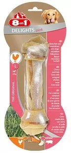 Delights 8in1 Przysmak PORK L kość wiązana z wieprzowiną - Przysmaki dla psów - miniaturka - grafika 1