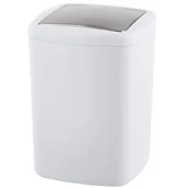 Kosze na śmieci - Wenko Kosz na śmierci kosz łazienkowy Swing rozmiar L kolor biały B07PKD8BVC - miniaturka - grafika 1