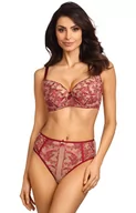 Biustonosze - Biustonosz półusztywniany semi-soft bordowy Tresor B150, Kolor bordowy, Rozmiar 70E, Ewa Bien - Primodo.com - miniaturka - grafika 1