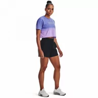 Spodnie sportowe damskie - Damskie spodenki treningowe Under Armour Flex Woven Short 5in - czarne - UNDER ARMOUR - miniaturka - grafika 1