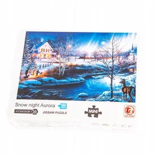 PUZZLE MINI 1000el. Malownicza chatka w lesie - Puzzle - miniaturka - grafika 1