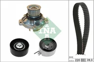 Mechanizmy rozrządu - Pompa wodna + zestaw paska rozrządu INA 530 0456 30 - miniaturka - grafika 1