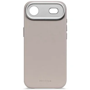 Etui DECODED Leather MagSafe do Apple iPhone Air Beżowy - Etui i futerały do telefonów - miniaturka - grafika 1