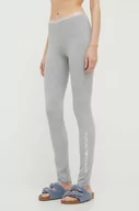 Legginsy - Emporio Armani Underwear legginsy lounge kolor czarny z nadrukiem - miniaturka - grafika 1