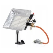 Ogrzewanie przenośne - Promiennik turystyczny z piezo + wąż + reduktor gazowy - miniaturka - grafika 1