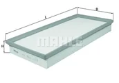 Filtry powietrza - Filtr powietrza Mahle LX 1004 - miniaturka - grafika 1