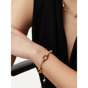 Bransoletka Guess JUBB05 168JW Złoty - Bransoletki - miniaturka - grafika 1