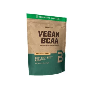 BioTech USA Vegan BCAA 360g Brzoskwiniowa mrożona herbata - Aminokwasy - miniaturka - grafika 1