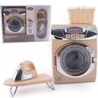 Zabawy w naśladowanie dorosłych - Pralka, Żelazko, Deska Do Prasowania Zabawka Interaktywna - miniaturka - grafika 1