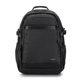 Męski plecak na laptopa 15,6’’ z lamówką z ekoskóry - Plecaki - miniaturka - grafika 1