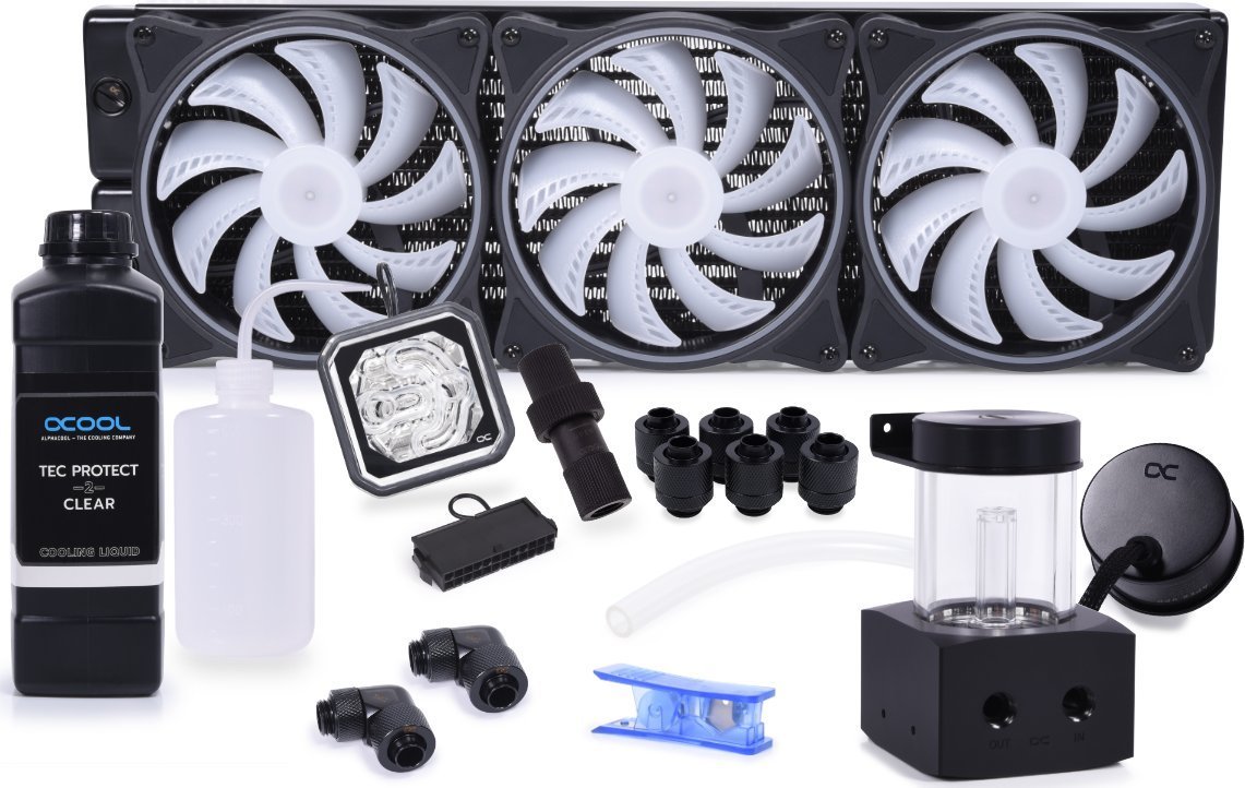 Chłodzenie wodne Alphacool Alphacool Core Storm ST30 Wasserkhlungs Set - 420 mm