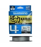 Żyłki wędkarskie - Plecionki Kairiki 4 Steel Gray 300m 0,06 mm - miniaturka - grafika 1