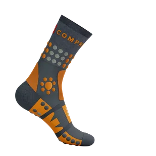 COMPRESSPORT skarpetki trekkingowe TREKKING SOCKS magent/autumn glory - Skarpetki sportowe męskie - miniaturka - grafika 5