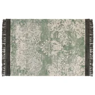 Dywany - Dywan z wiskozy 160 x 230 cm zielony z beżowym AKARSU - miniaturka - grafika 1