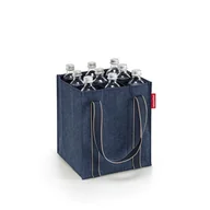 Torby i wózki na zakupy - Torba BOOTLEBAG, herringbone dark blue, Reisenthel - miniaturka - grafika 1