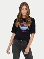 Koszulki i topy damskie - ONLY T-Shirt Coca Cola 15355794 Czarny Regular Fit - miniaturka - grafika 1