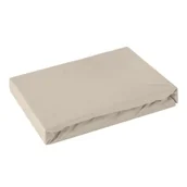 Prześcieradła - Eurofirany B.B. CHOCZYŃSCY SPÓŁKA JAWNA Prześcieradło Jersey3 240 x 220 Cm, Wys.30 Cm Beż 1217931 - miniaturka - grafika 1