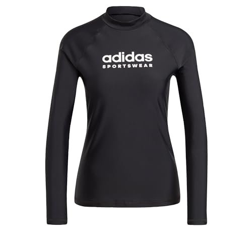 adidas Damska koszulka z długim rękawem Rashguard, M czarna, Czarny, M
