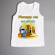 Body - Pierwszy raz na plaży - koszulka na ramiączkach - miniaturka - grafika 1
