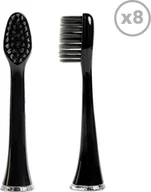 Końcówki do szczoteczek elektrycznych - Końcówka Smiley Końcówki do szczoteczki sonicznej Smiley Pro White Węglowe Carbon Clean czarne - 8 szt. - miniaturka - grafika 1